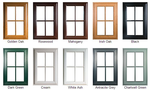 Colored uPVC Windows